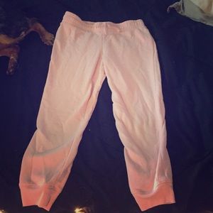 Pink sweatpants